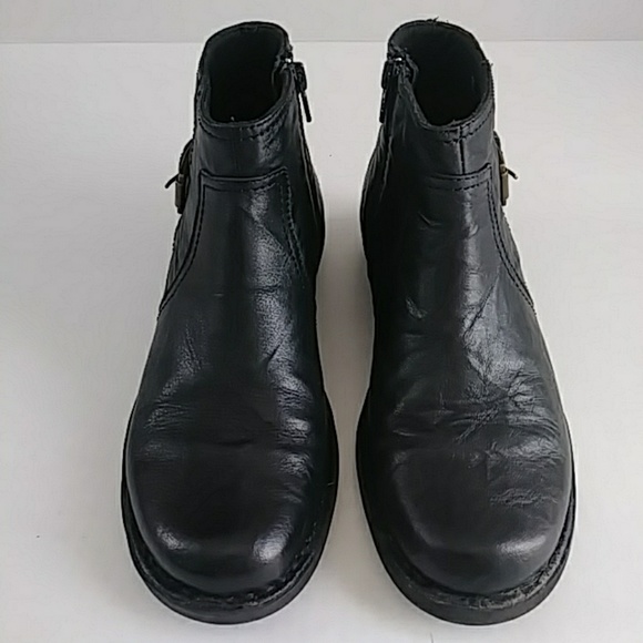clarks patent leather boots